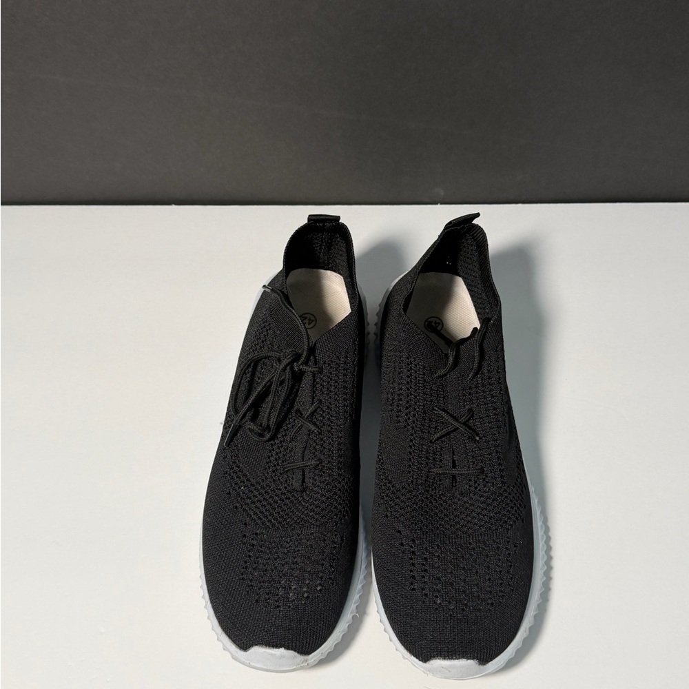 Black Knit Women's Shoes